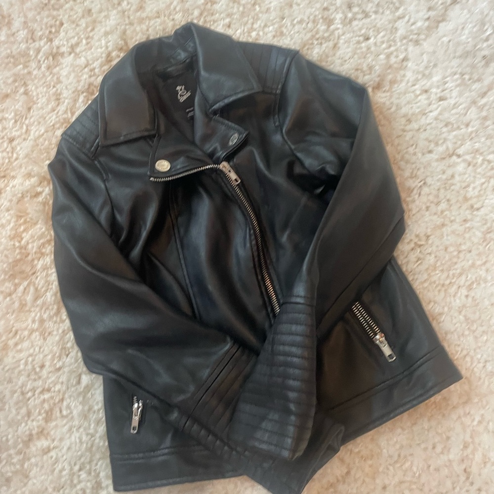 Art Class Faux Leather Jacket